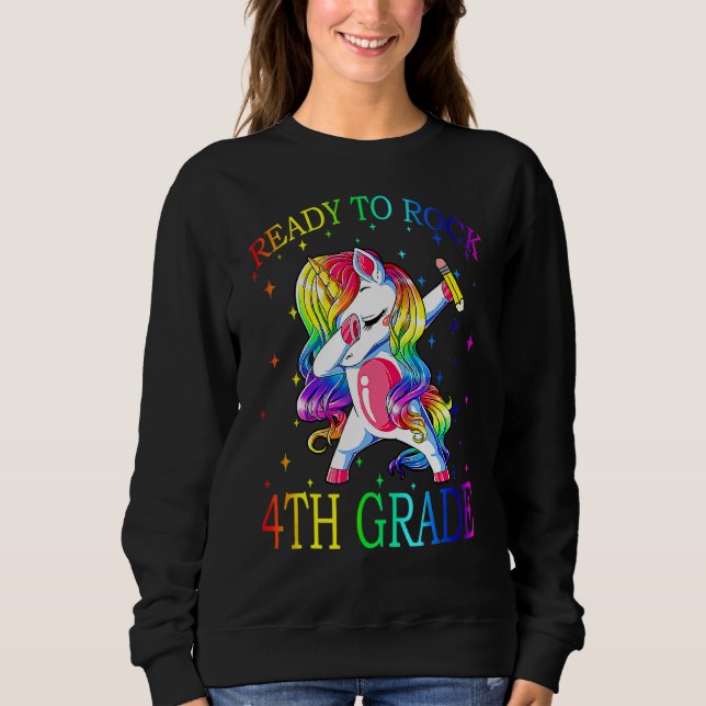 Camiseta Pronto Para Atingir O Quarto Grau, Dabbing Kids Un (Frente)