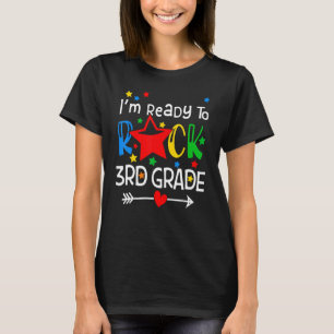 Camiseta Pronto Para Atingir O Terceiro Trimestre De Volta 
