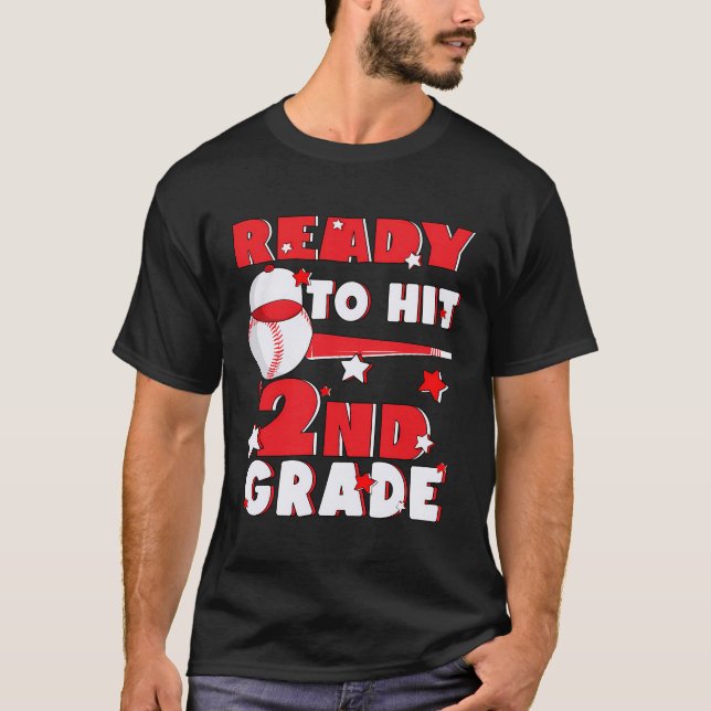 Camiseta Pronto Para Atingir Os Jovens Professores De Baseb (Frente)