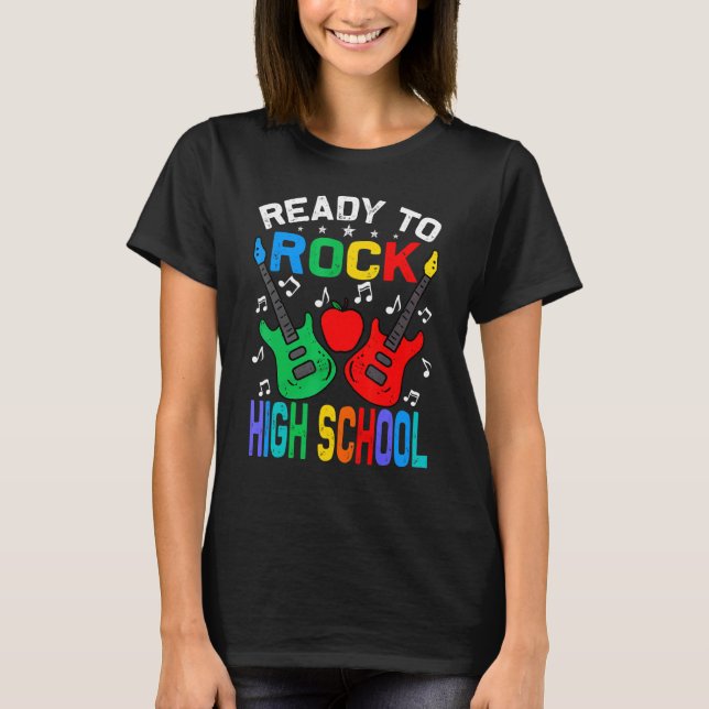 Camiseta Pronto Para Balançar O Segundo grau De Volta À Gui (Frente)
