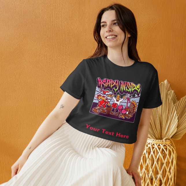 Camiseta Pronto para Camisa-T de Jogo de Boxing (Criador carregado)