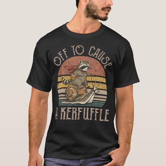 Camiseta Pronto Para Causar Uma Confusão, Meme Divertido De (Frente)