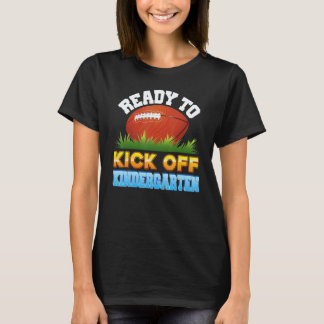 Camiseta Pronto Para Chutar Futebol De Jardim De Infância C