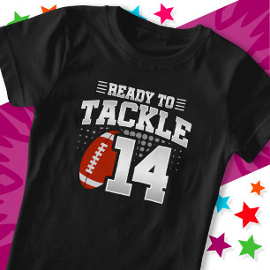 Camiseta Pronto Para Combater O Aniversário Do 14 Festa De