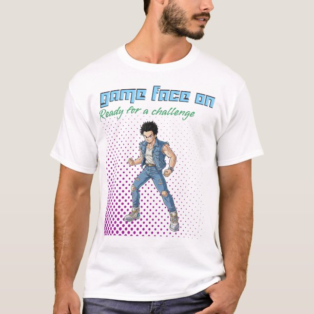 Camiseta Pronto Para Desafiar  (Frente)