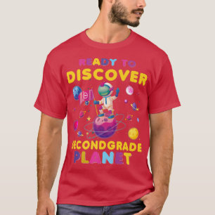 Camiseta Pronto Para Detectar O Astronauta De Segundo Grau 
