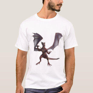 Camiseta Pronto para Dragão Vermelho