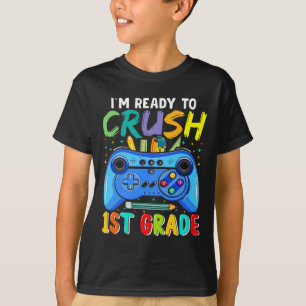 Camiseta Pronto Para Esmagar 1ª Série Ck Para a Escola Game