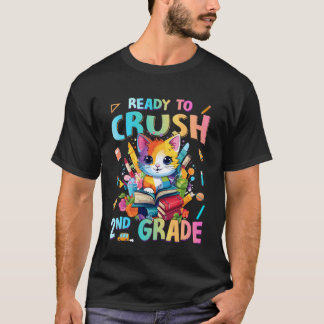 Camiseta Pronto para Esmagar 2ª Série de Volta às Aulas 2ª 