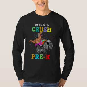 Camiseta Pronto Para Esmagar A Escola De Caminhão Monstro D
