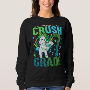 Camiseta Pronto Para Esmagar A Sétima 7 De Volta À Escola U