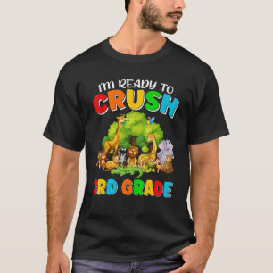 Camiseta Pronto Para Esmagar Animais Do Jardim Zoológico De