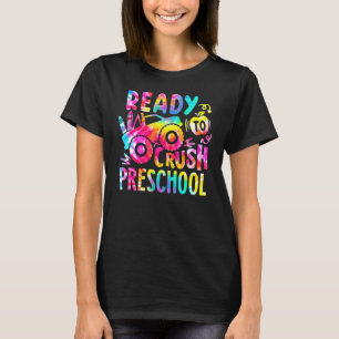 Camiseta Pronto Para Esmagar Caminhão Pré-Escolar Meninos C