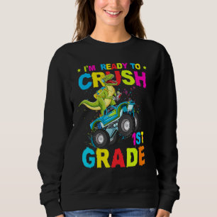 Camiseta Pronto Para Esmagar Dinossauro De rua De Grau T