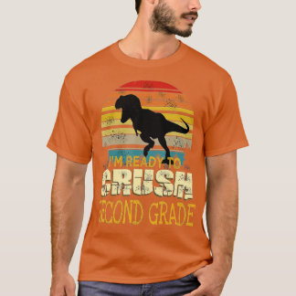 Camiseta Pronto Para Esmagar Dinossauro De Segundo segundo 