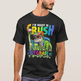 Camiseta Pronto Para Esmagar Dinossauro Rex De 1 Rua Grau T
