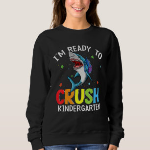 Camiseta Pronto Para Esmagar Kindergarten De Volta À Escola