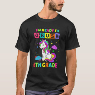 Camiseta Pronto Para Esmagar O 6 Grau Corno Do Unicórnio De