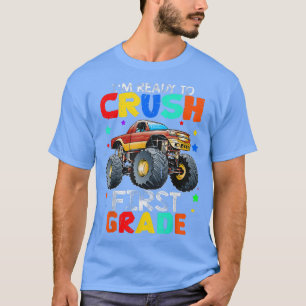 Camiseta Pronto Para Esmagar O Caminhão De Monstro De Prime