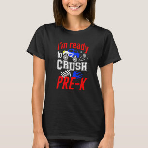 Camiseta Pronto Para Esmagar O Caminhão Pré K Monster De Vo