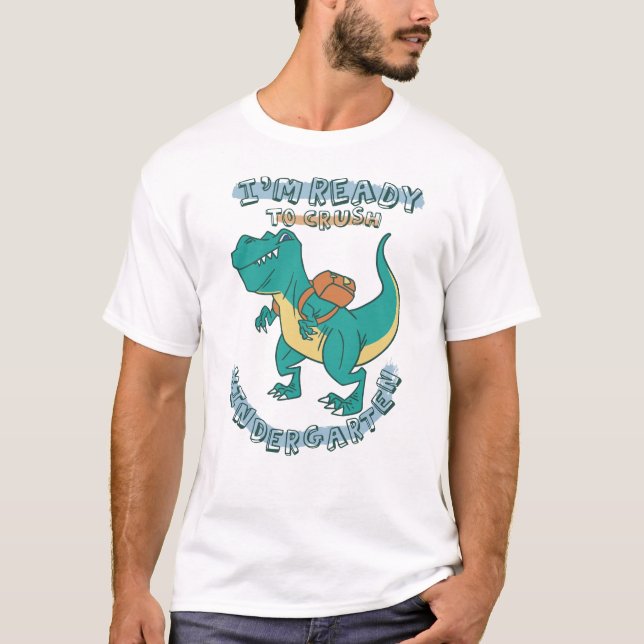 Camiseta Pronto para esmagar o jardim de infância (Frente)