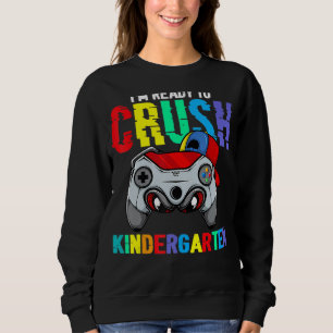 Camiseta Pronto Para Esmagar O Jogo De Vídeo Do Kindergarte
