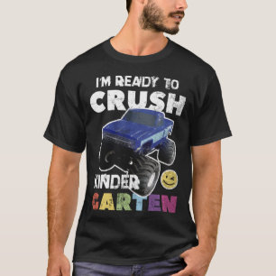 Camiseta Pronto Para Esmagar O Monstro Do Jardim De Infânci