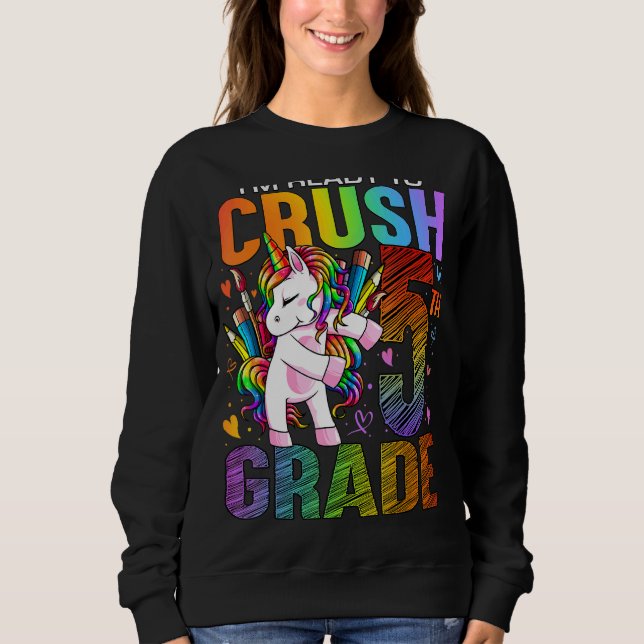 Camiseta Pronto Para Esmagar O Quinto 5 De Volta À Unidade  (Frente)