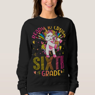 Camiseta Pronto Para Esmagar O Sexto Grau De 6 De Volta À U