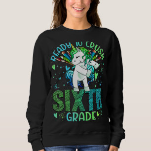 Camiseta Pronto Para Esmagar O Sexto Grau De 6 De Volta À U