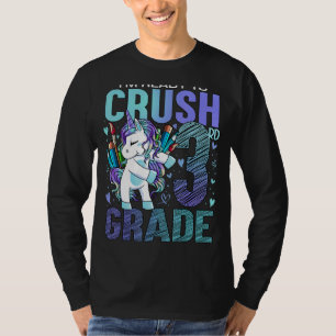 Camiseta Pronto Para Esmagar O Terceiro Grau De Volta À Uni
