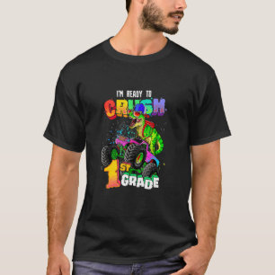 Camiseta Pronto Para Esmagar O Truque Monstro Do Dinossauro