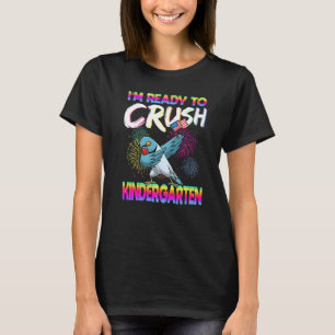 Camiseta Pronto Para Esmagar Pássaro De Papagaio Do Jardim 
