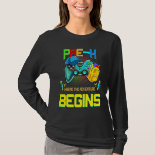 Camiseta Pronto Para Esmagar Pré K Vibração Nível Aumentar