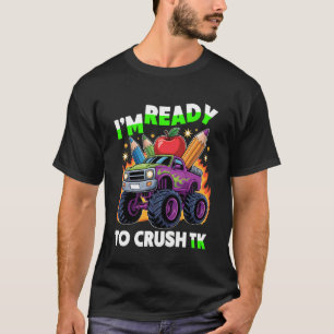 Camiseta Pronto para Esmagar TK Caminhão Monstro de Volta à