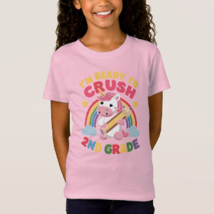 Camiseta Pronto para Esmagar Unicórnio Grau de segundo