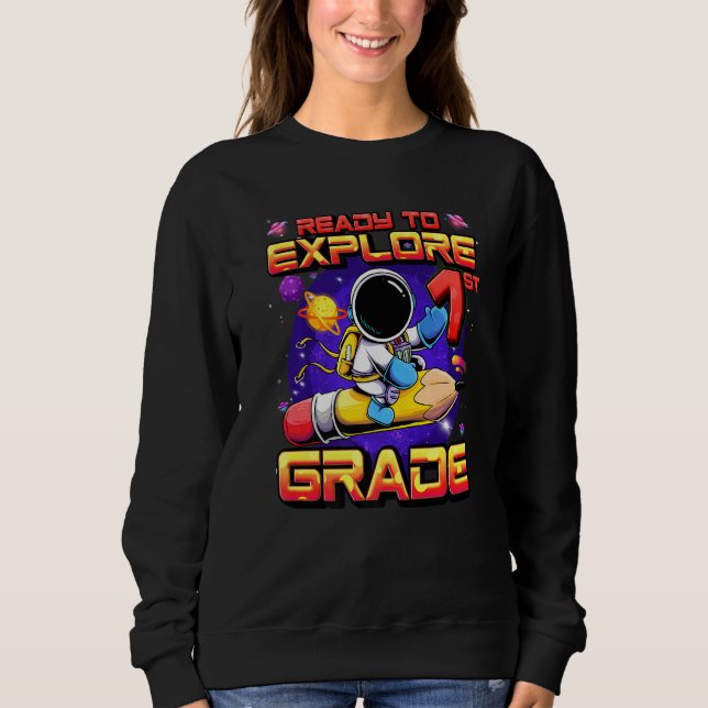 Camiseta Pronto Para Explorar Astronauta da 1ª Série de Vol (Frente)