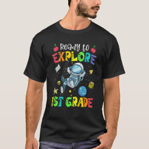 Camiseta Pronto Para Explorar Astronauta da 1ª Série de Vol