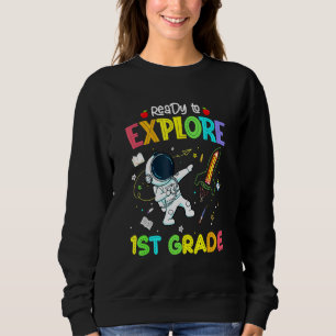 Camiseta Pronto para Explorar o astronauta de 1 rua de volt