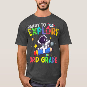 Camiseta Pronto para Explorar o Astronauta de 3º grau de vo