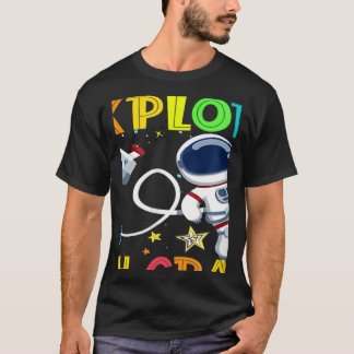 Camiseta Pronto Para Explorar O Astronauta Do Grau 6 De Vol