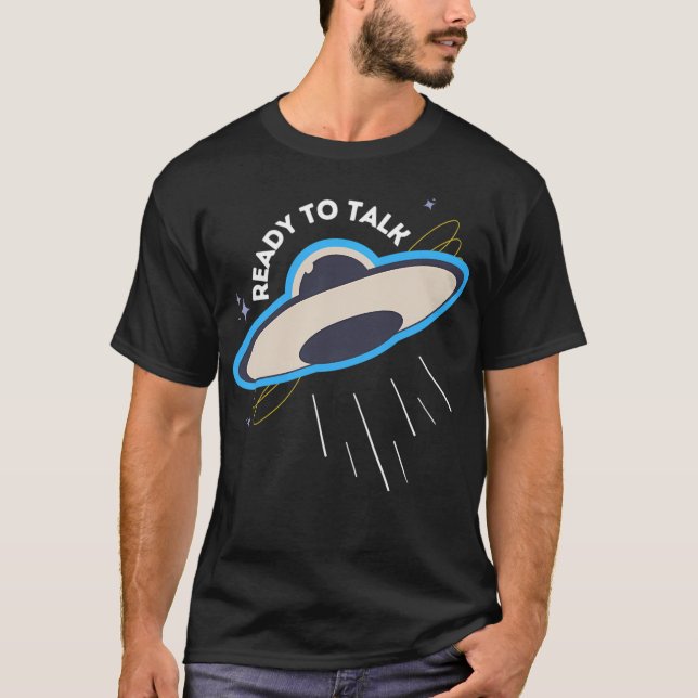 Camiseta Pronto Para Falar (Frente)