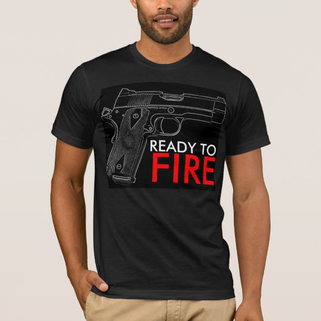 CAMISETA PRONTO PARA FOGO (Frente)