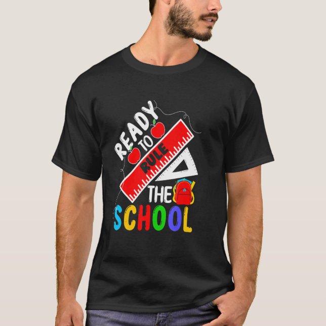 Camiseta Pronto Para Governar A Escola (Frente)