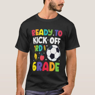 Camiseta Pronto Para Iniciar o Futebol da 3ª Série Primeiro