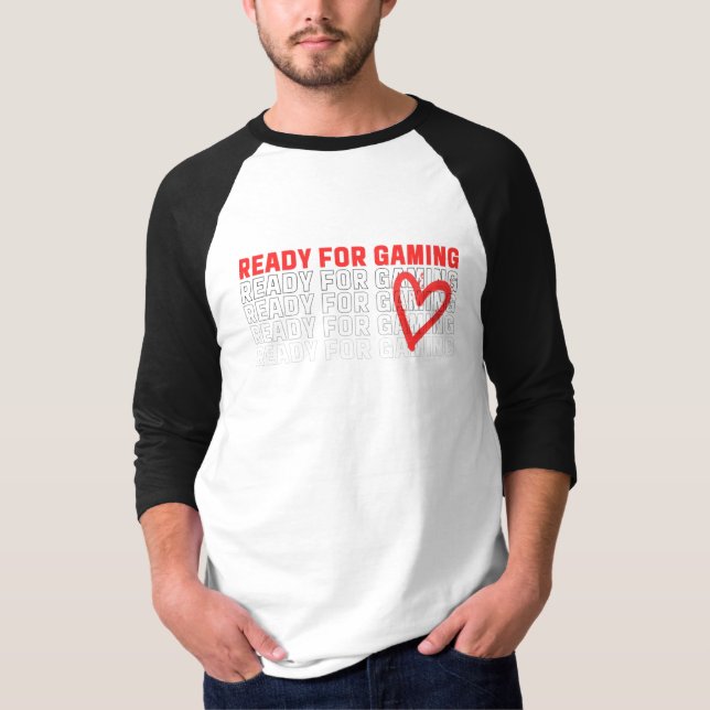 Camiseta Pronto para Jogar (Frente)