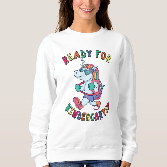 Camiseta Pronto para o jardim de infância (Frente)