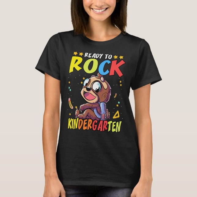 Camiseta Pronto Para O Jardim De Infância 3 (Frente)