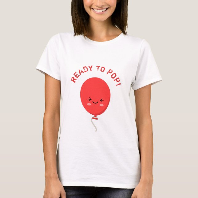 Camiseta Pronto para pop (Frente)