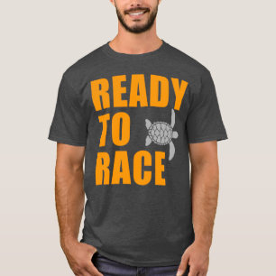 Camiseta Pronto para Race Turtle Racing Team Engraçado Turt